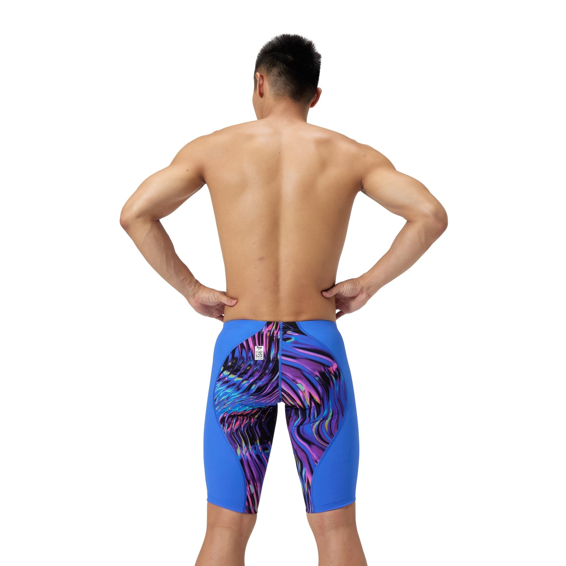 SPEEDO MENS FASTSKIN LZR IGNITE JAMMER DARK SHINE / COBALT - Blue