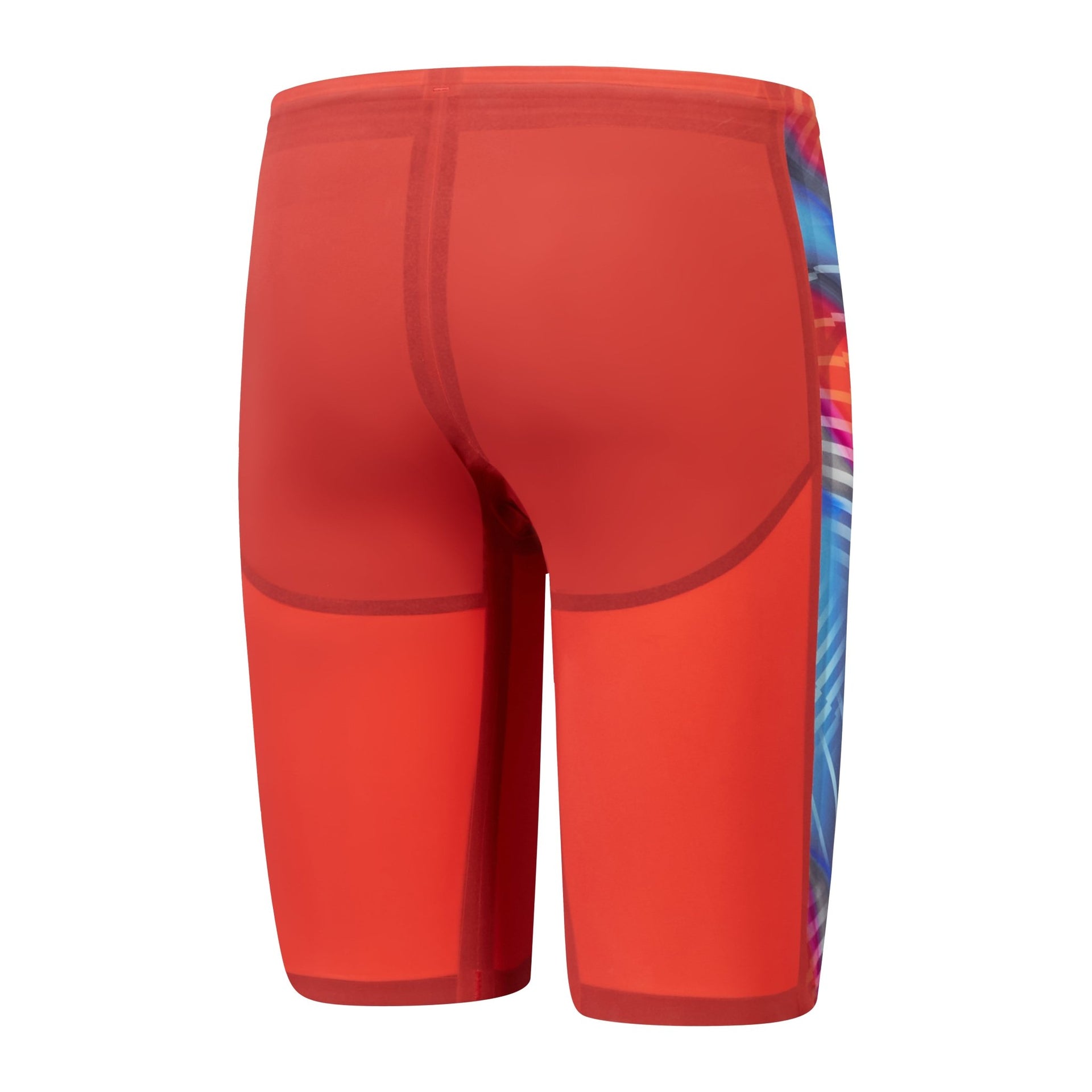 SPEEDO MENS FASTSKIN LZR PURE VALOR 2.0 JAMMER FLAME RED / PICTON BLUE - Red