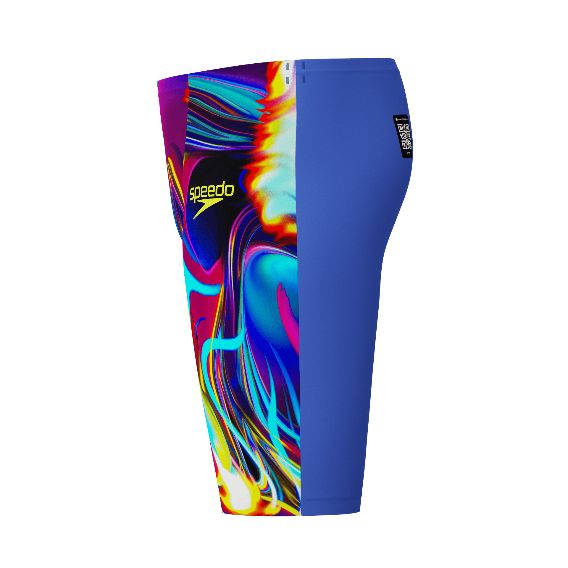 SPEEDO MENS FASTSKIN LZR PURE VALOR 2.0 JAMMER MOLTEN BLUR / COBALT POP - Blue