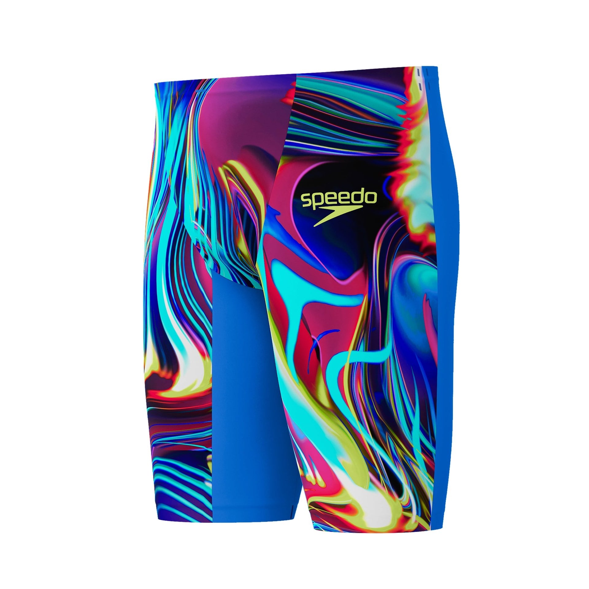 SPEEDO MENS FASTSKIN LZR PURE VALOR 2.0 JAMMER MOLTEN BLUR / COBALT POP - Blue