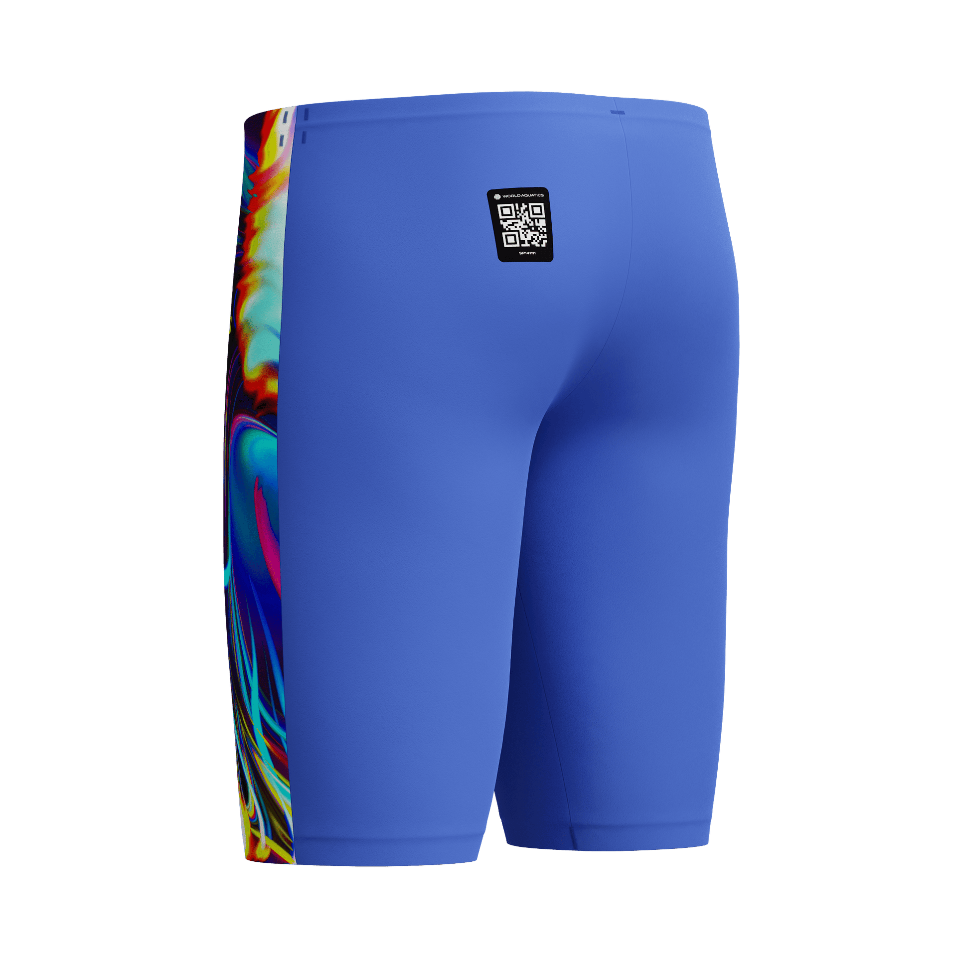 SPEEDO MENS FASTSKIN LZR PURE VALOR 2.0 JAMMER MOLTEN BLUR / COBALT POP - Blue