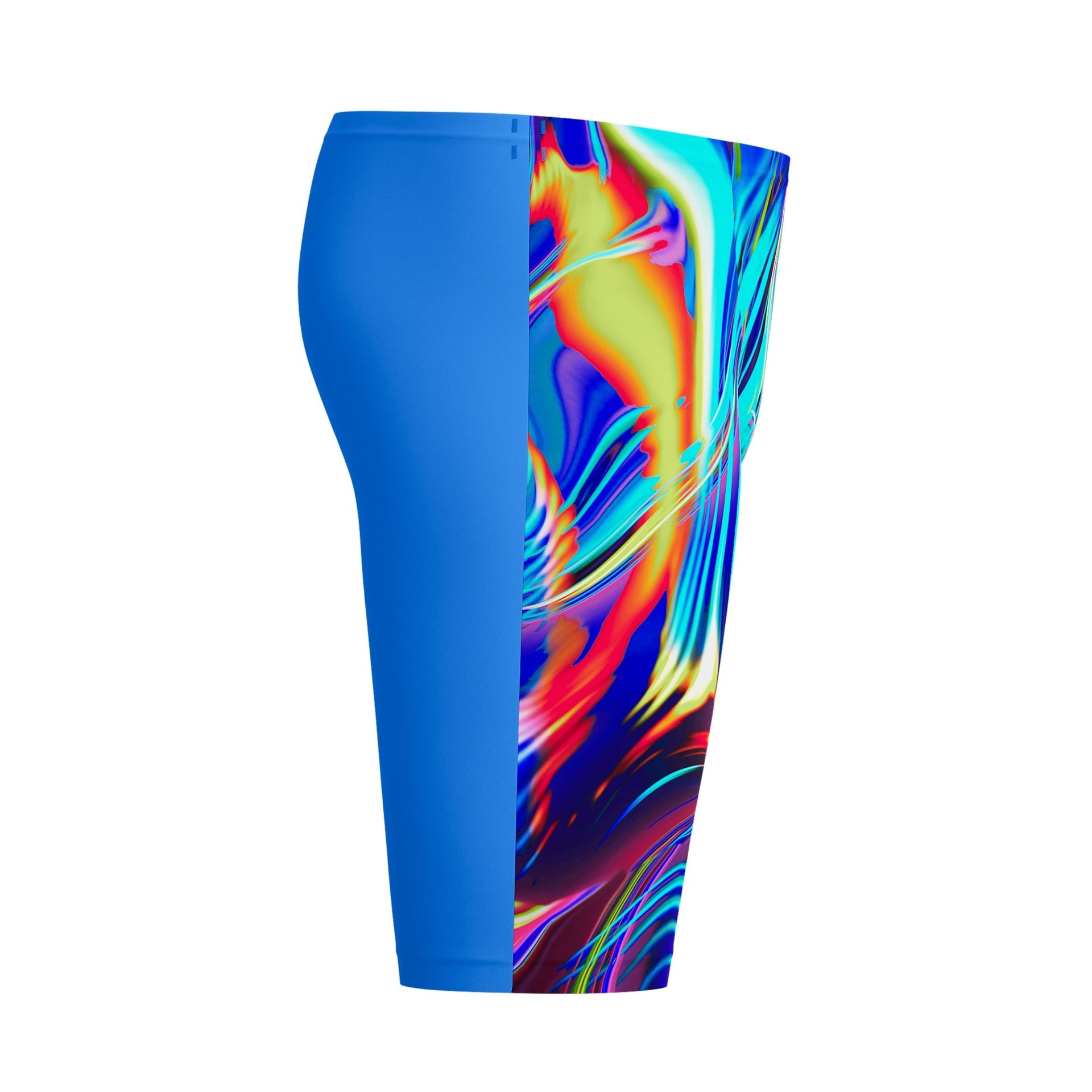 SPEEDO MENS FASTSKIN LZR PURE VALOR 2.0 JAMMER MOLTEN BLUR / COBALT POP - Blue