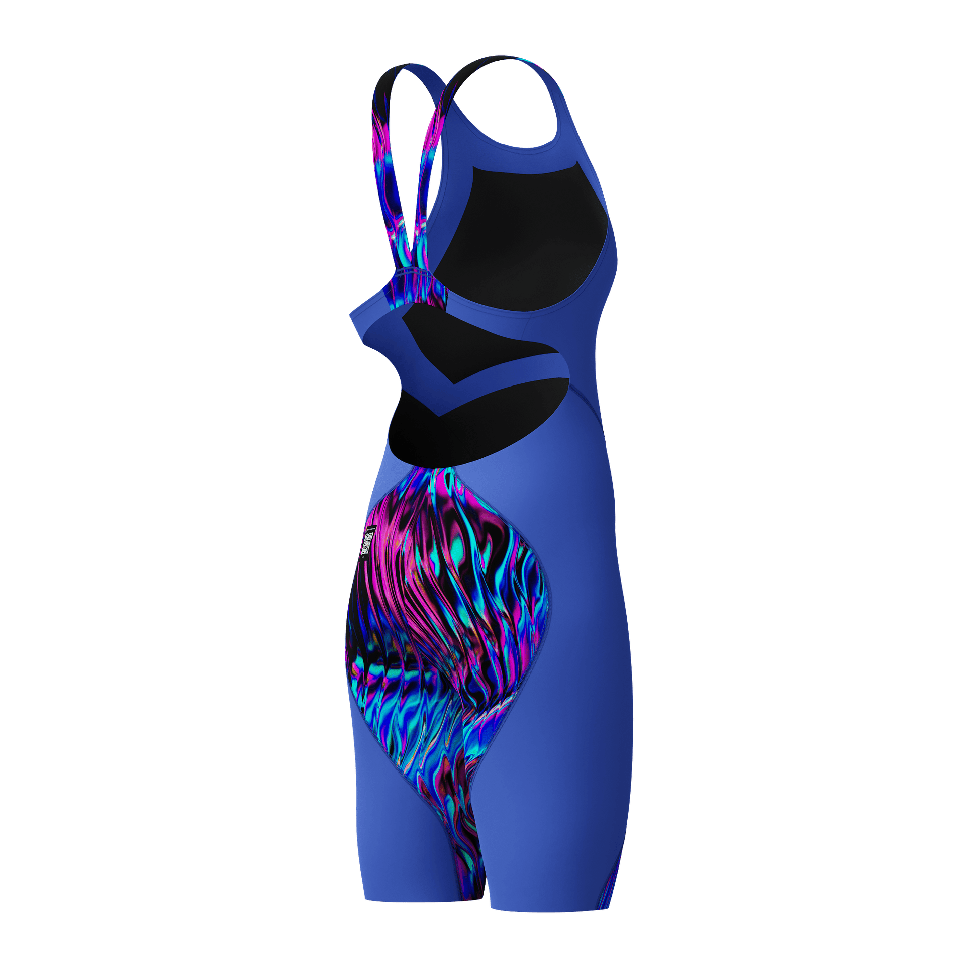 SPEEDO WOMENS FASTSKIN LZR IGNITE KNEESKIN DARK SHINE / COBALT - Blue