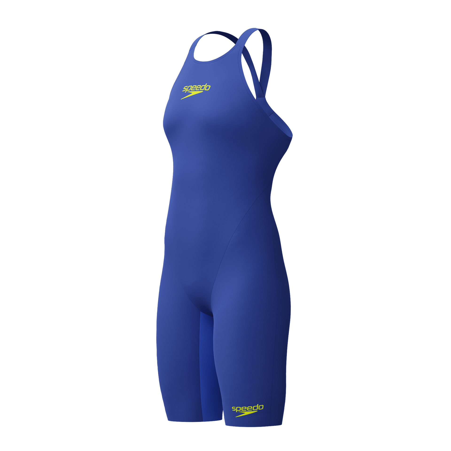 SPEEDO WOMENS FASTSKIN LZR PURE VALOR 2.0 OPENBACK KNEESKIN DEEP ROYAL / COBALT - Purple