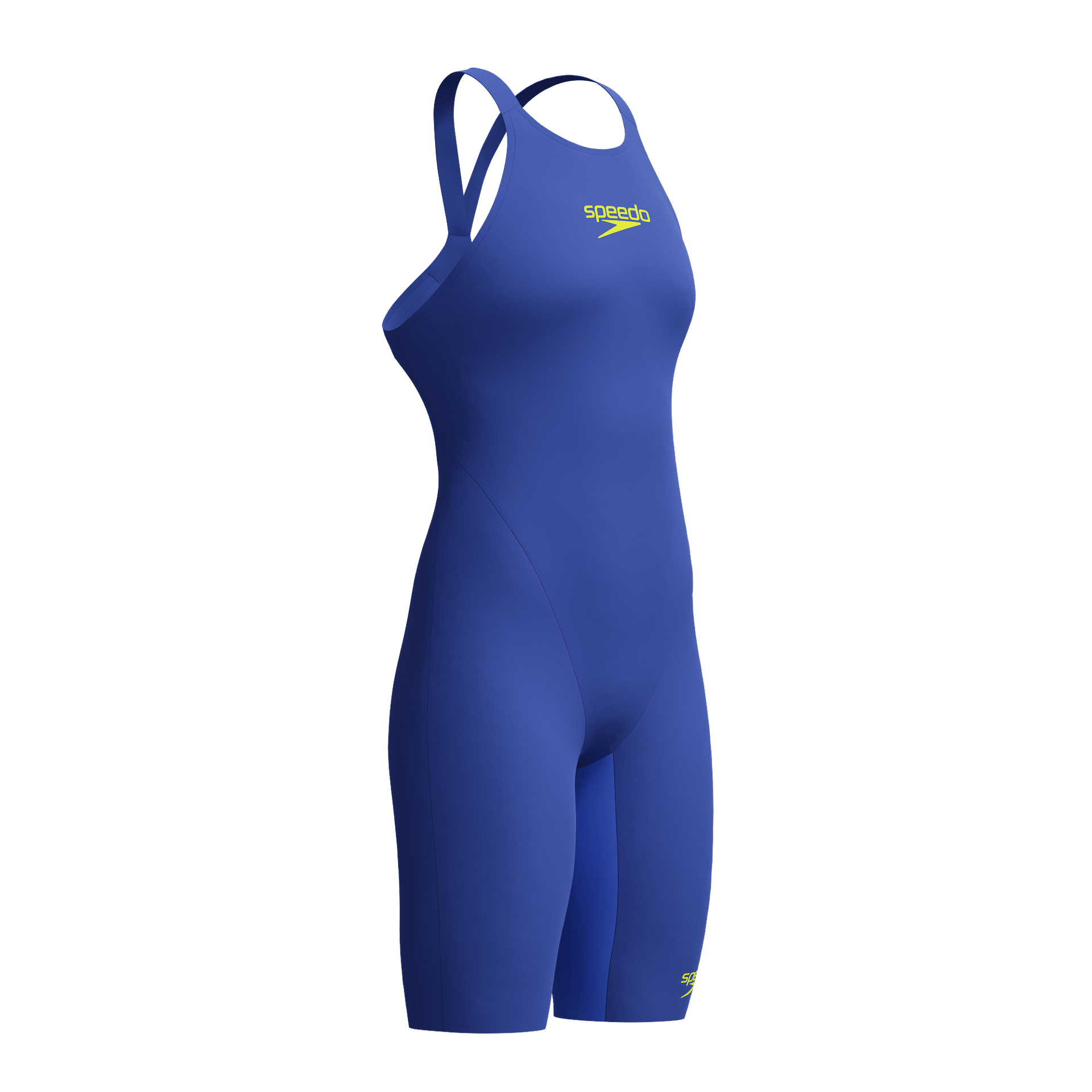 SPEEDO WOMENS FASTSKIN LZR PURE VALOR 2.0 OPENBACK KNEESKIN DEEP ROYAL / COBALT - Purple