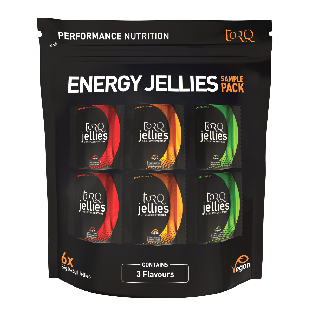 TORQ ENERGY JELLIES SAMPLE PACK - 6 x 36g