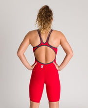 ARENA WOMENS POWERSKIN CARBON AIR² OPEN BACK KNEESUIT Kneesuit Arena Red