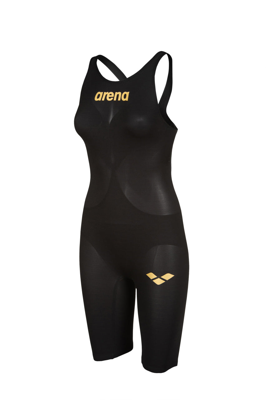 ARENA WOMENS POWERSKIN CARBON AIR² OPEN BACK KNEESUIT Kneesuit Arena Black