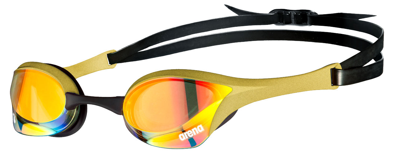 ARENA COBRA ULTRA SWIPE MIRROR YELLOW COPPER LENSES Goggles Arena Gold  