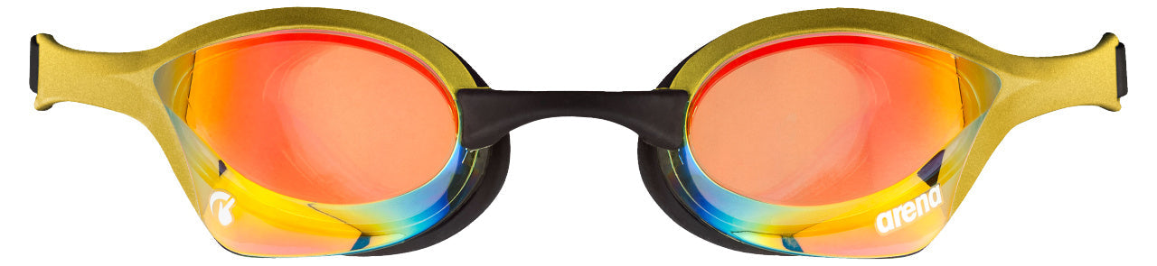 ARENA COBRA ULTRA SWIPE MIRROR YELLOW COPPER LENSES Goggles Arena Gold