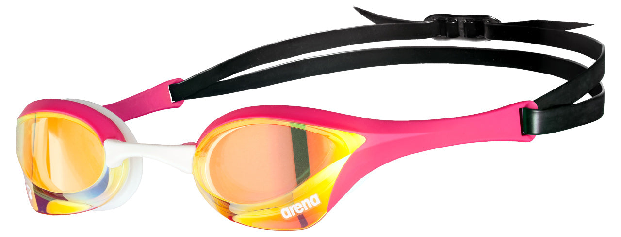 ARENA COBRA ULTRA SWIPE MIRROR YELLOW COPPER LENSES Goggles Arena Pink  