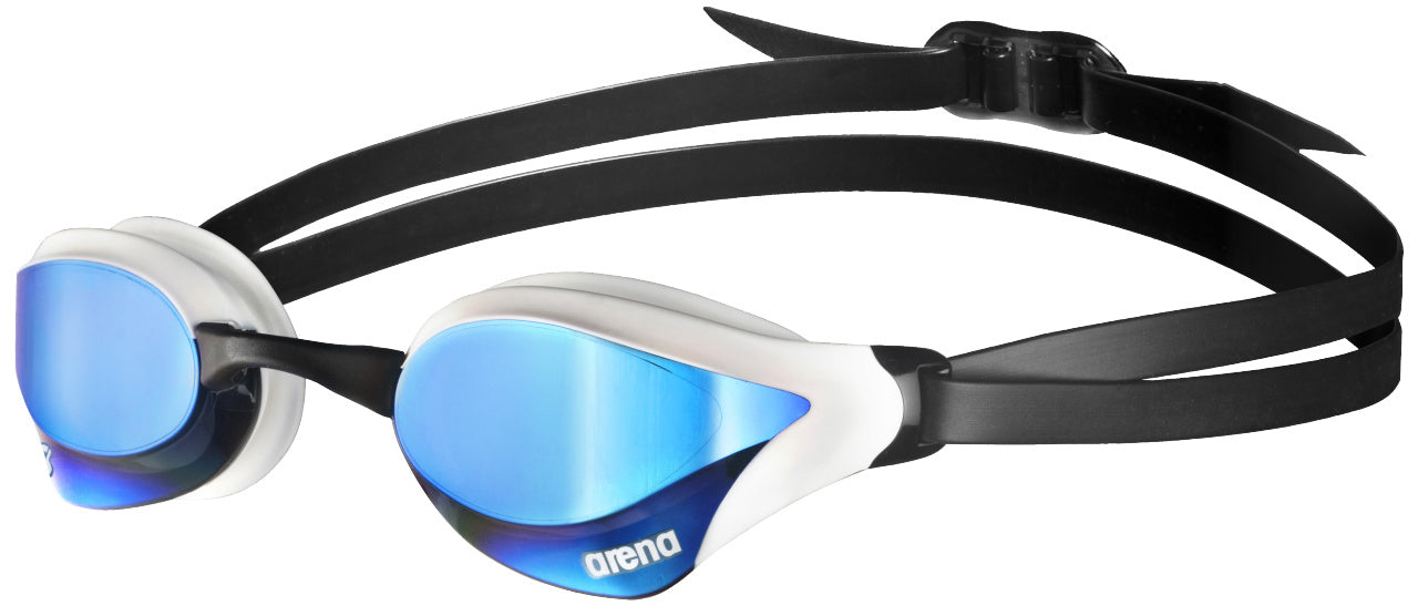 ARENA COBRA CORE SWIPE MIRROR BLUE LENSES Goggles Arena White  