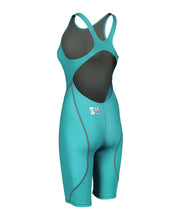 ARENA WOMENS POWERSKIN ST NEXT OPEN BACK KNEESUIT Kneesuit Arena Aqua