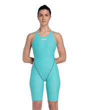 ARENA WOMENS POWERSKIN ST NEXT OPEN BACK KNEESUIT Kneesuit Arena Aqua