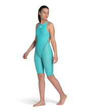 ARENA GIRLS POWERSKIN ST NEXT OPEN BACK KNEESUIT Kneesuit Arena Aqua