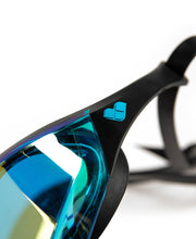 ARENA COBRA EDGE SWIPE MIRROR AQUA LENSES - Black