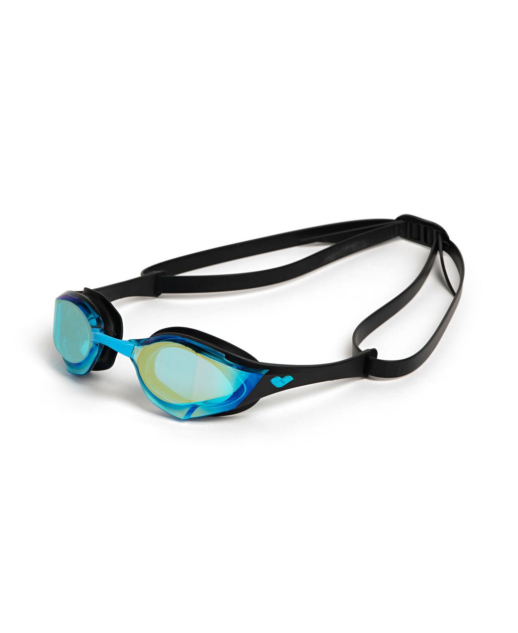 ARENA COBRA EDGE SWIPE MIRROR AQUA LENSES - Black