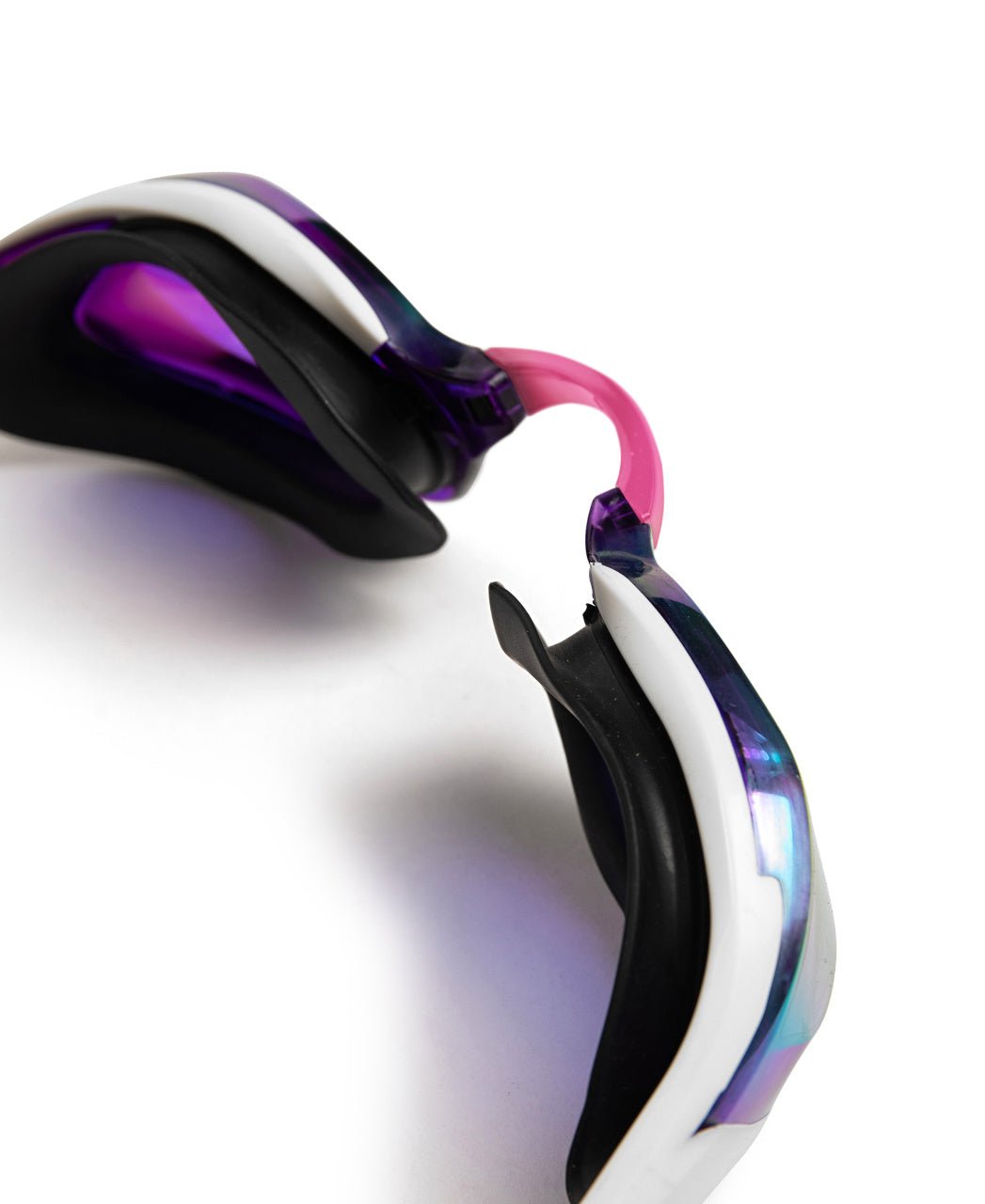 ARENA COBRA EDGE SWIPE MIRROR VIOLET LENSES - White