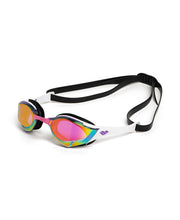 ARENA COBRA EDGE SWIPE MIRROR VIOLET LENSES - White