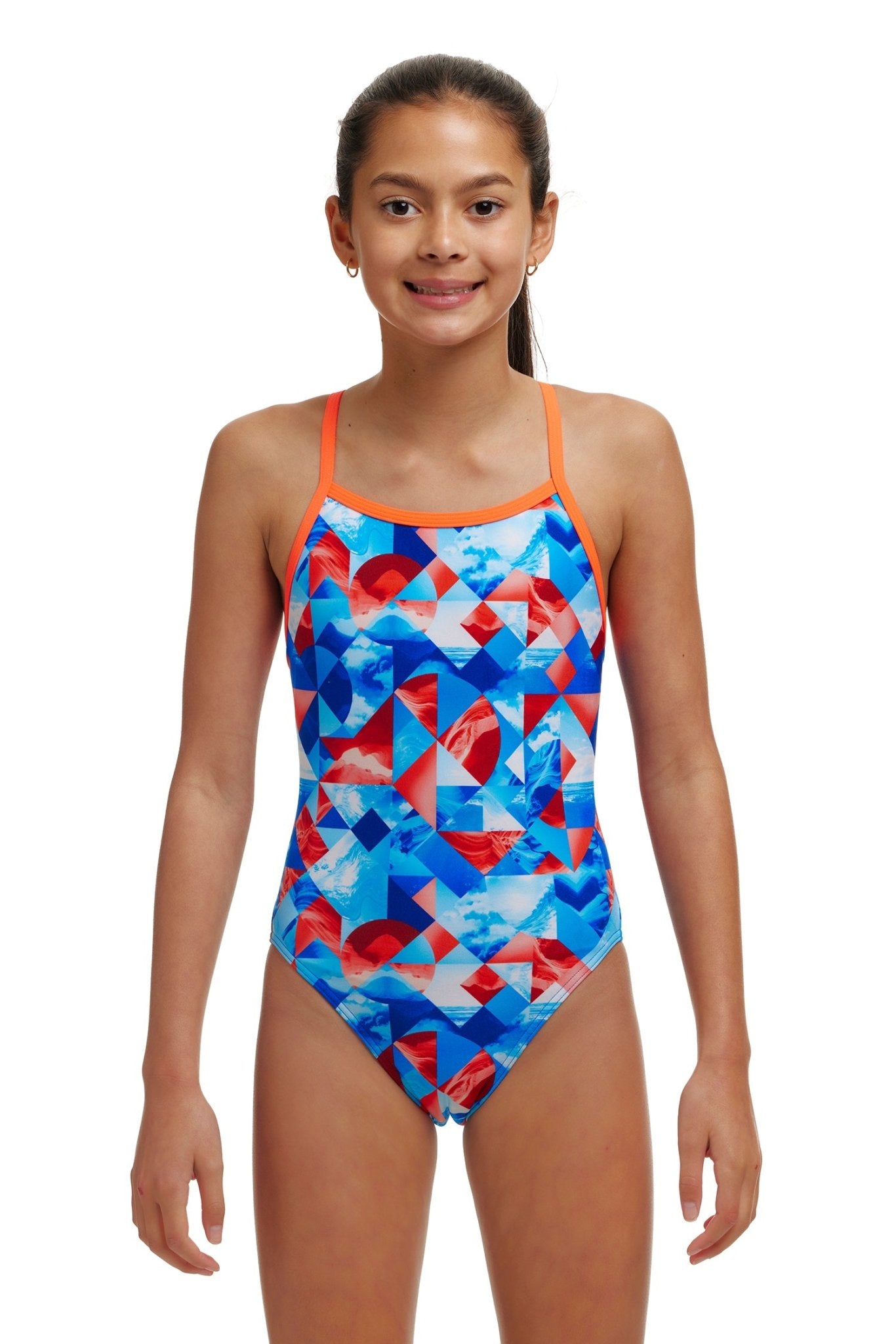 FUNKITA GIRLS BIG SWELL SINGLE STRAP ONE PIECE - Blue