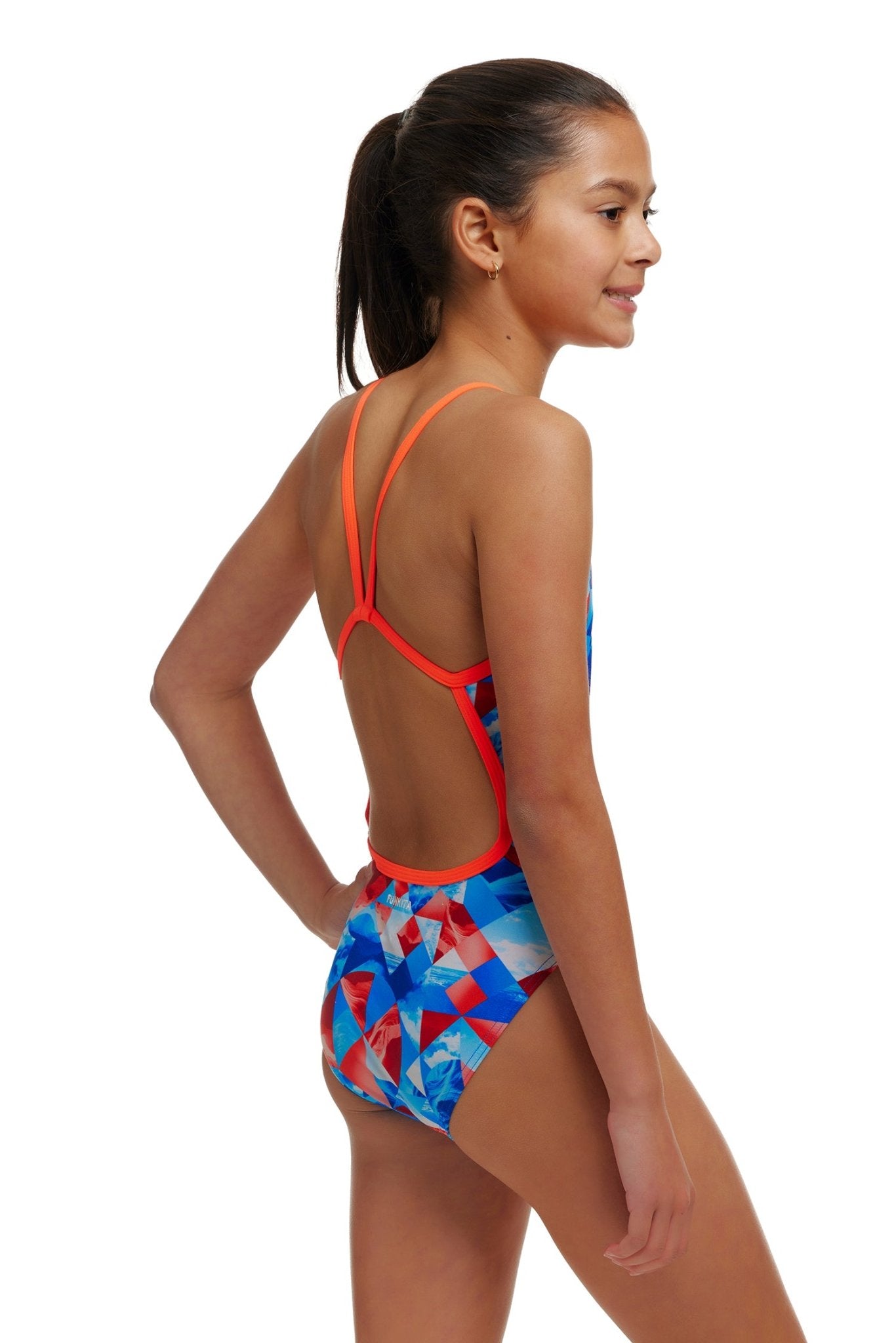 FUNKITA GIRLS BIG SWELL SINGLE STRAP ONE PIECE - Blue