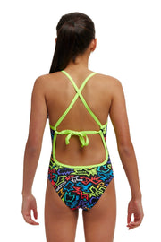 FUNKITA GIRLS FUNK ME TIE ME TIGHT ONE PIECE - Multicolour