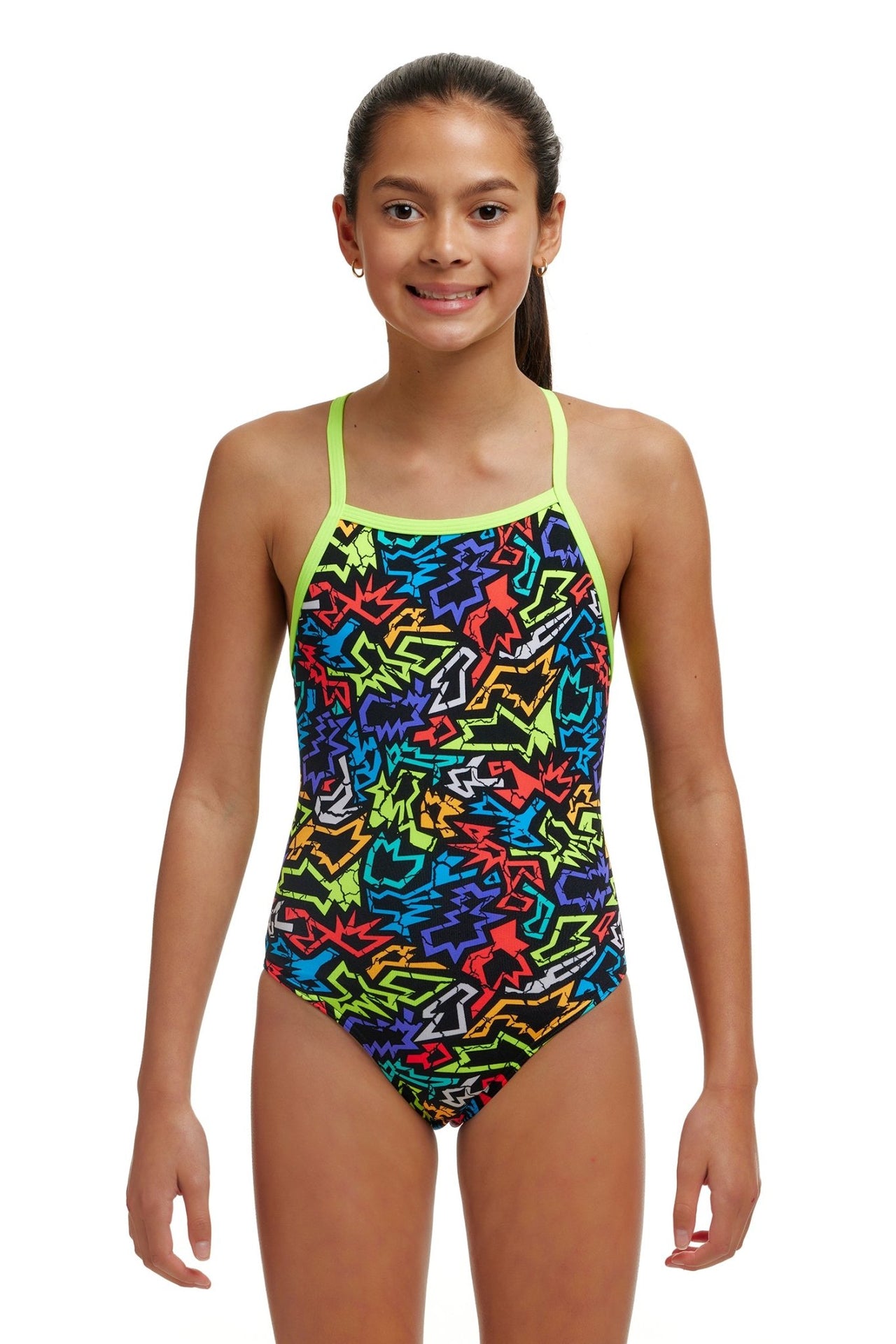 FUNKITA GIRLS FUNK ME TIE ME TIGHT ONE PIECE - Multicolour