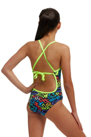 FUNKITA GIRLS FUNK ME TIE ME TIGHT ONE PIECE - Multicolour