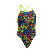 FUNKITA GIRLS FUNK ME TIE ME TIGHT ONE PIECE - Multicolour