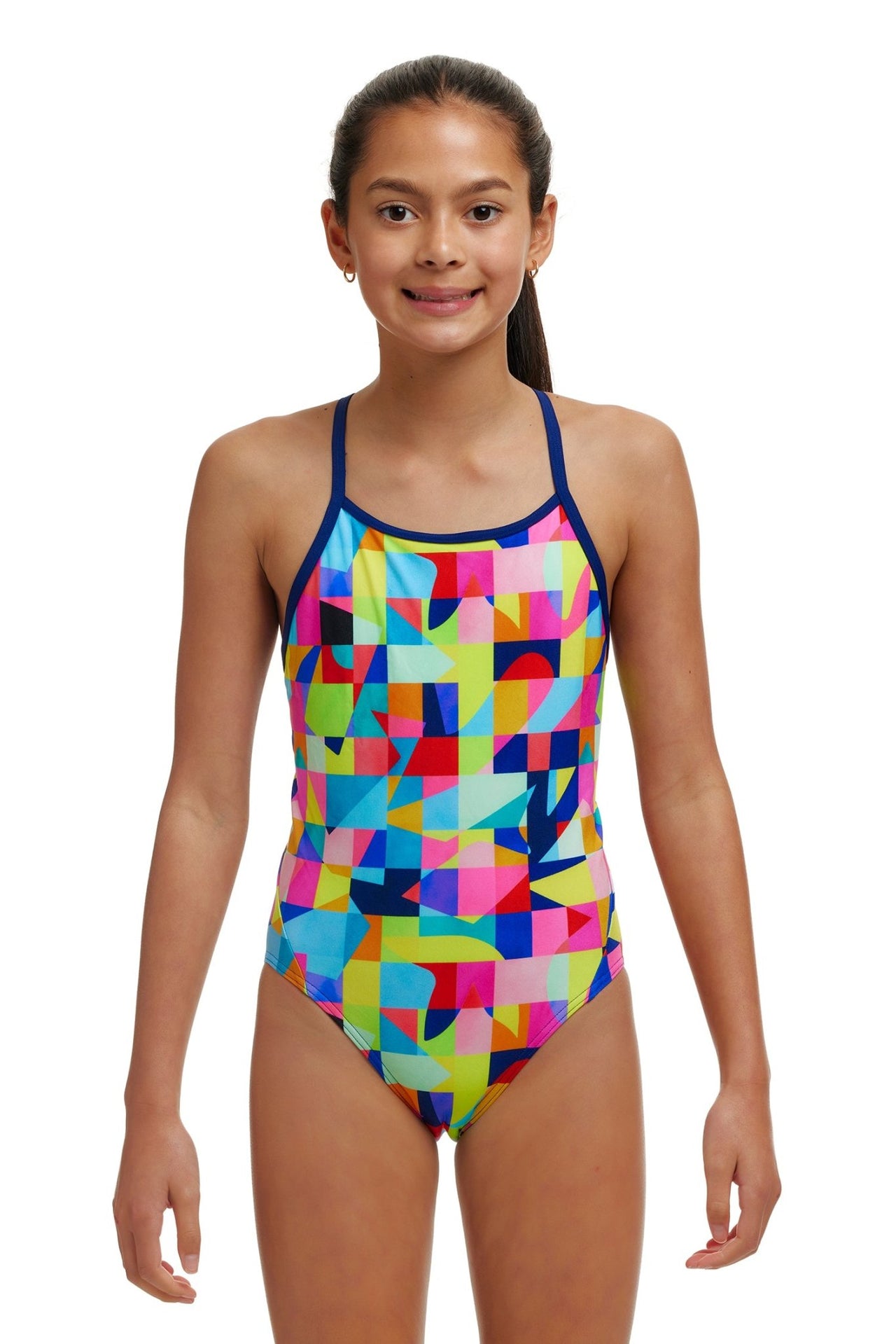 FUNKITA GIRLS ON THE GRID DIAMOND BACK ONE PIECE - Multicolour