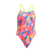 FUNKITA GIRLS ROCK STAR SINGLE STRAP ONE PIECE - Pink