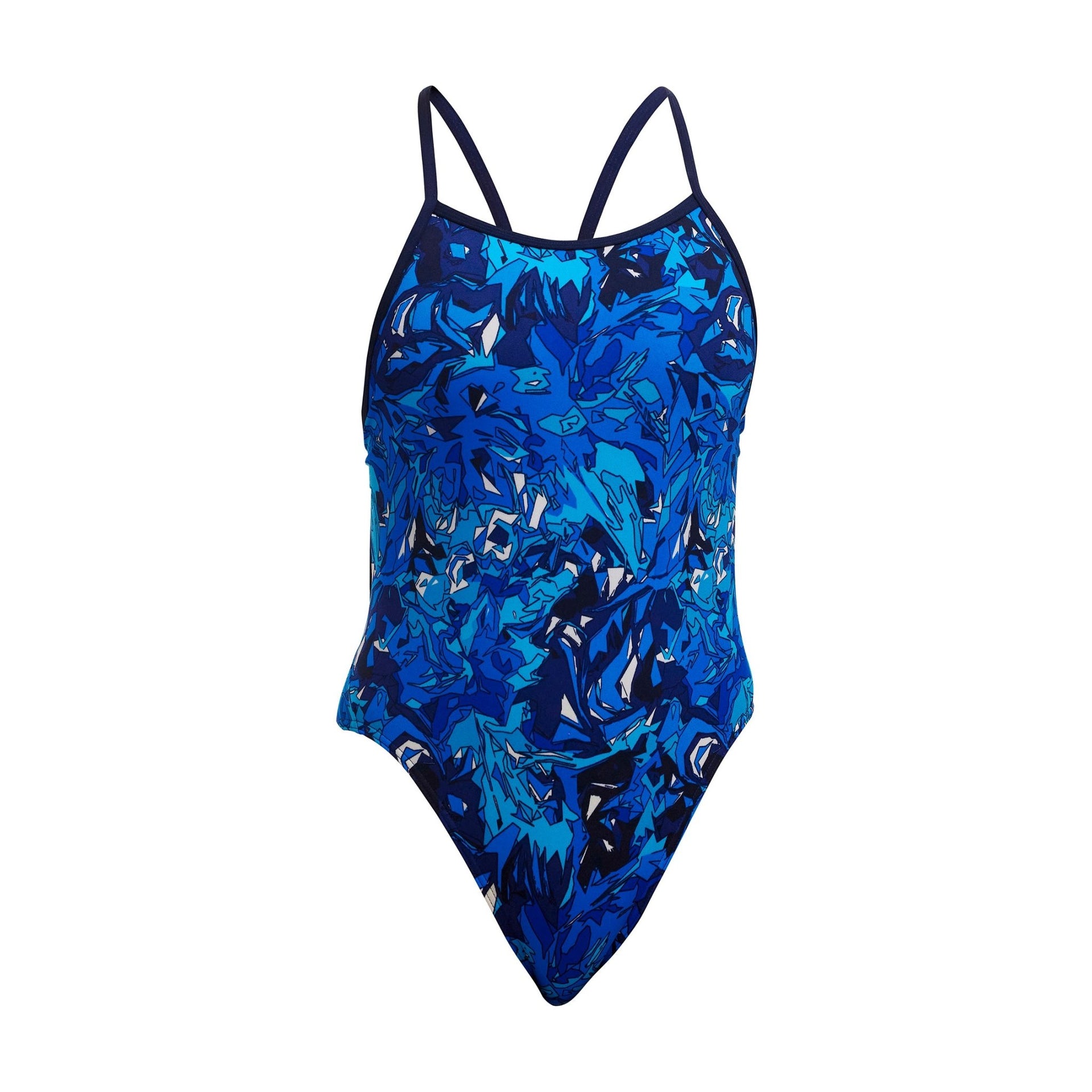 FUNKITA GIRLS TRUE BLUEY SINGLE STRAP ONE PIECE - Blue