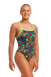 FUNKITA WOMENS FUNK ME TIE ME TIGHT ONE PIECE - Multicolour