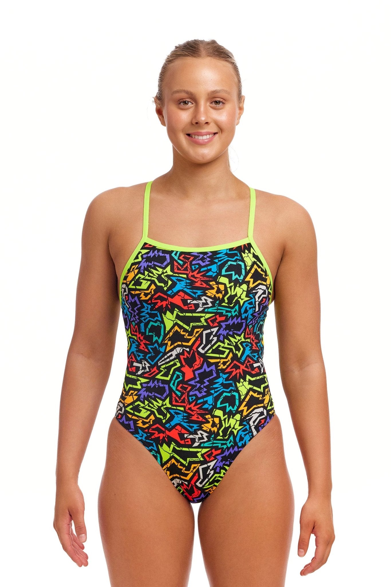 FUNKITA WOMENS FUNK ME TIE ME TIGHT ONE PIECE - Multicolour