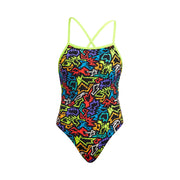 FUNKITA WOMENS FUNK ME TIE ME TIGHT ONE PIECE - Multicolour