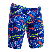 FUNKY TRUNKS MENS BROKEN HEARTS TRAINING JAMMER - Blue