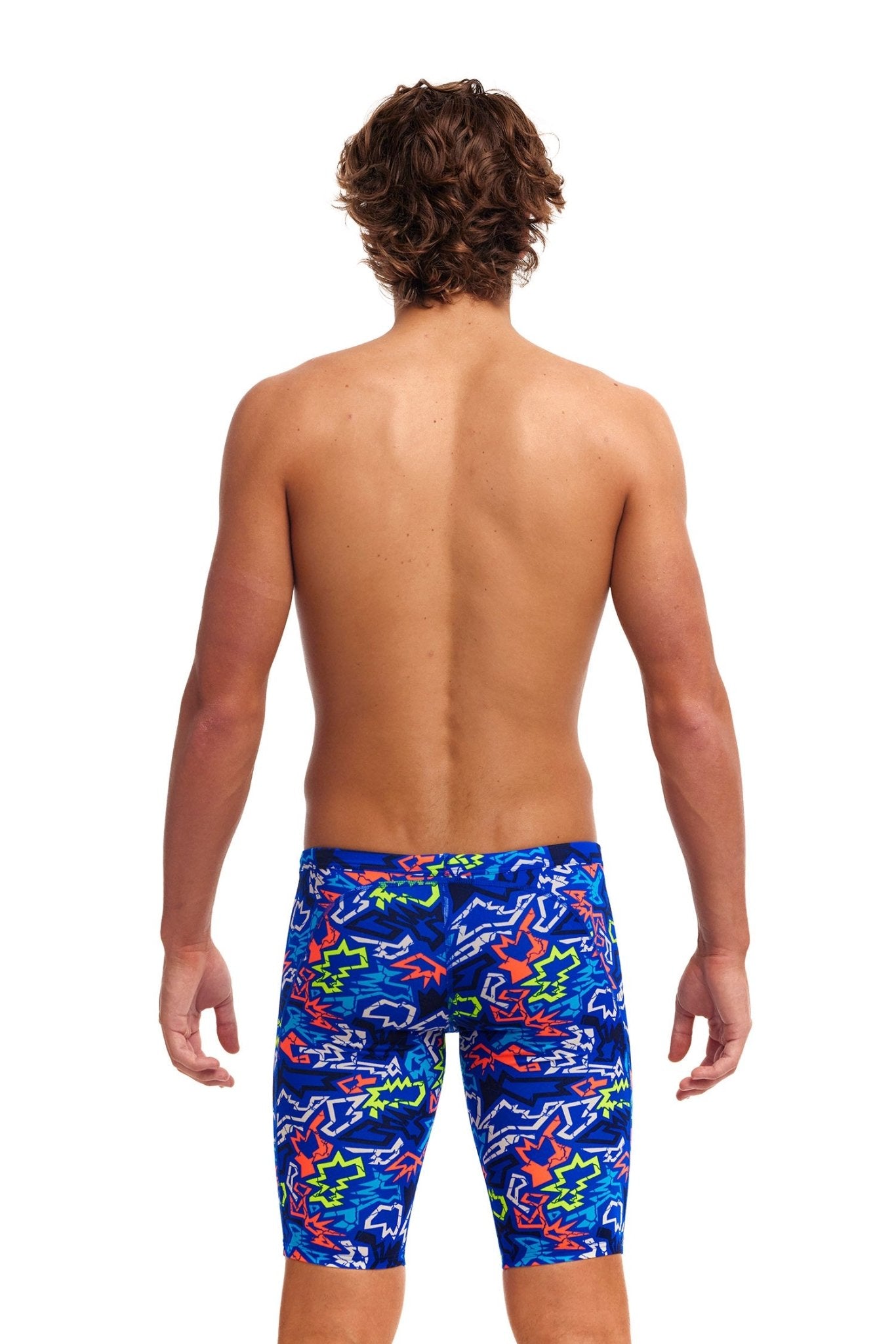 FUNKY TRUNKS MENS BROKEN HEARTS TRAINING JAMMER - Blue