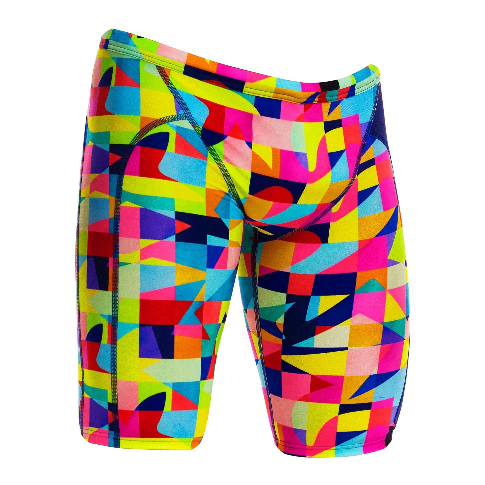 FUNKY TRUNKS MENS ON THE GRID TRAINING JAMMER - Multicolour