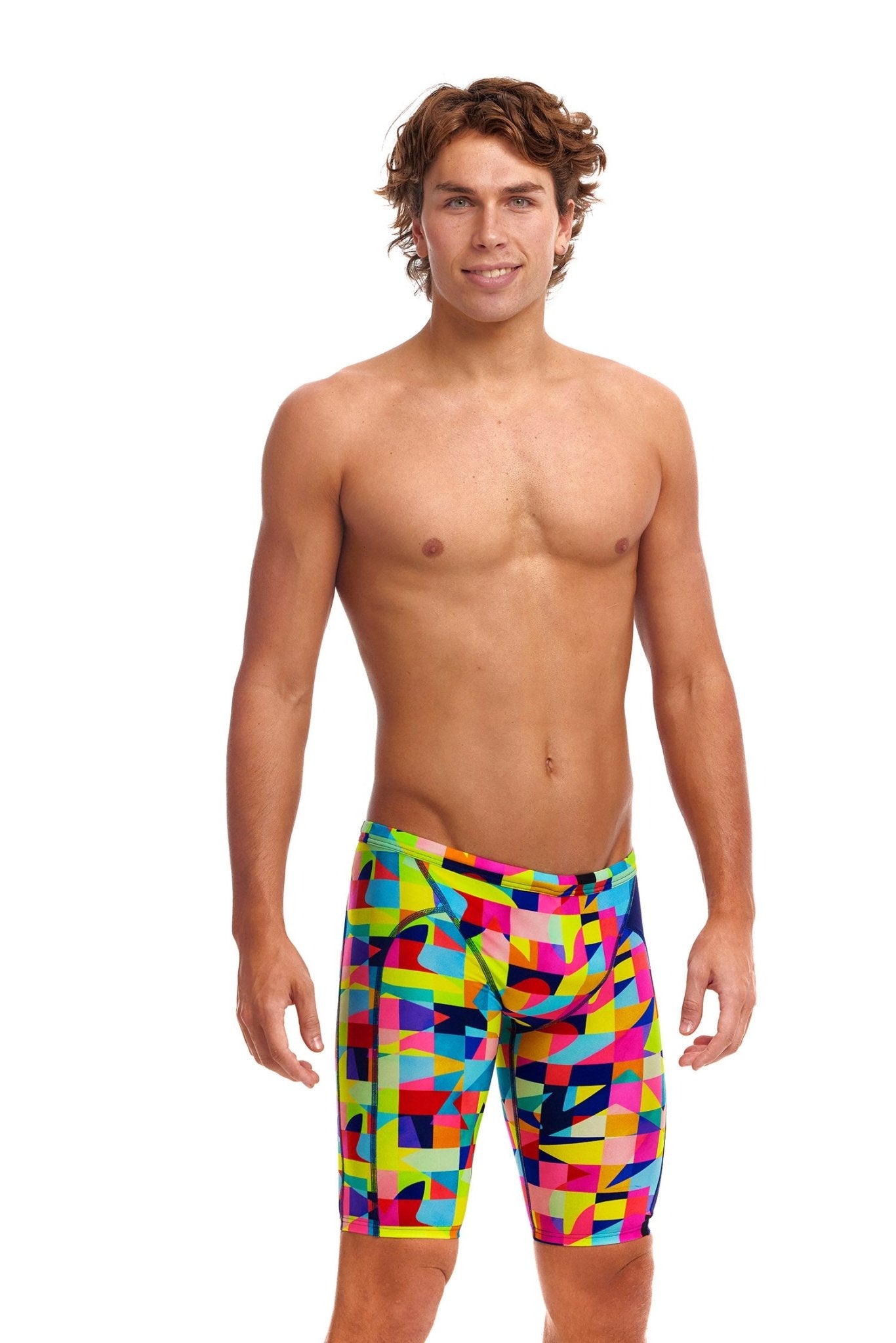 FUNKY TRUNKS MENS ON THE GRID TRAINING JAMMER - Multicolour