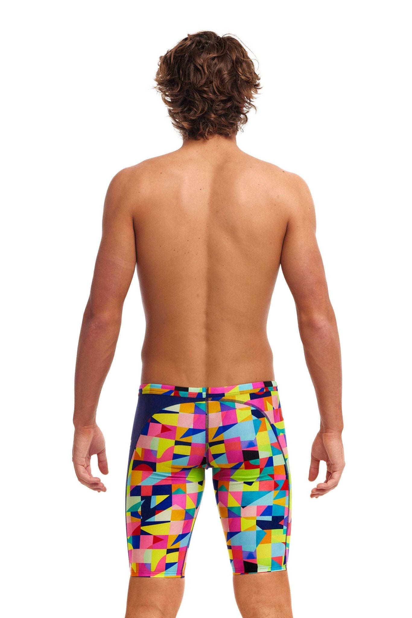 FUNKY TRUNKS MENS ON THE GRID TRAINING JAMMER - Multicolour