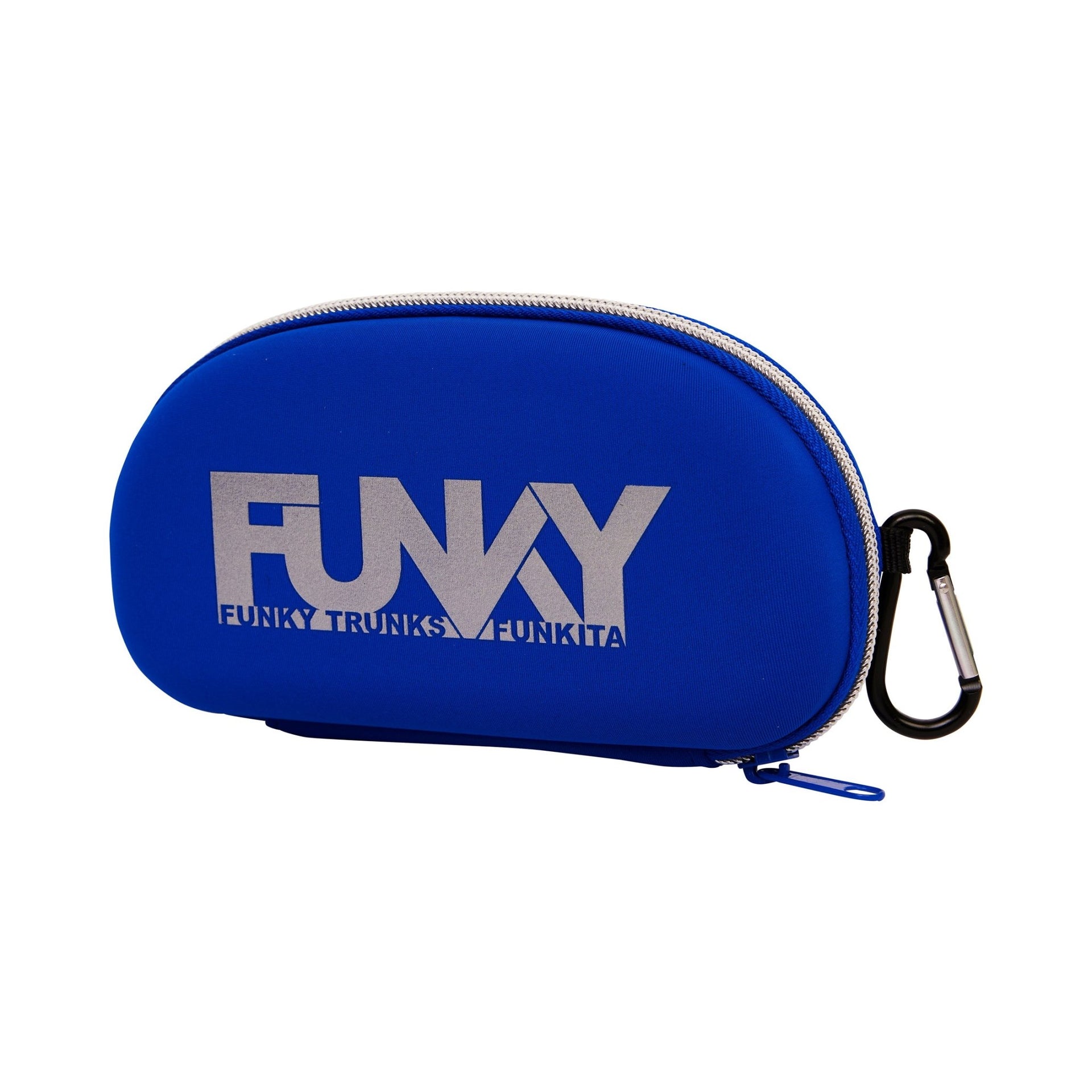 FUNKY ZINC'D CASE CLOSED GOGGLE CASE - Blue