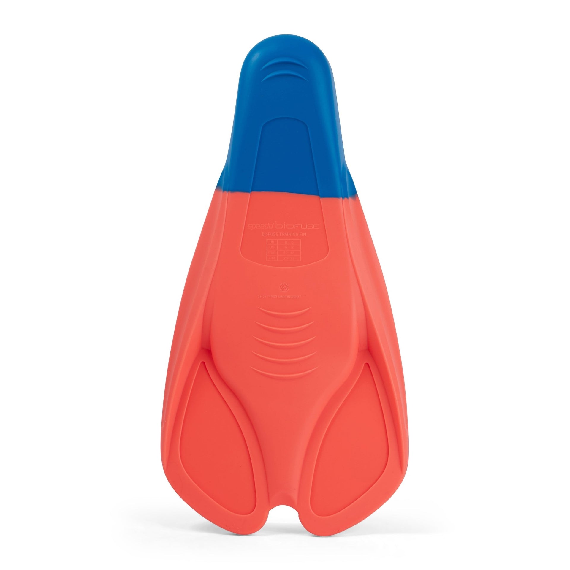 SPEEDO TRAINING FIN ORANGE/BLUE - OrangeRed